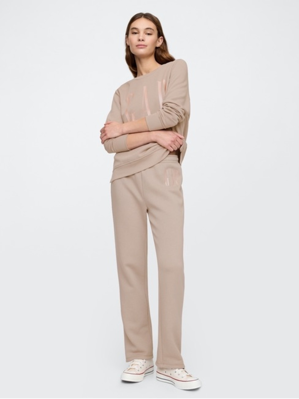 GAP Taupe Sweat-SET in Taupe/Tan Color